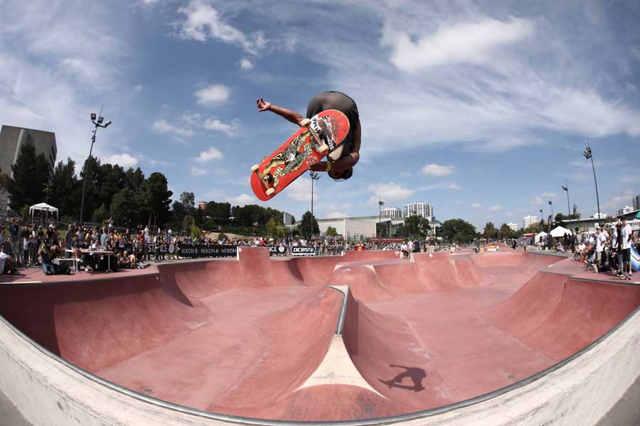skateboarding backside air Pantaleo